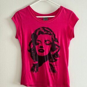 Marilyn Monroe 100% Cotton Short-sleeved Trendy Top